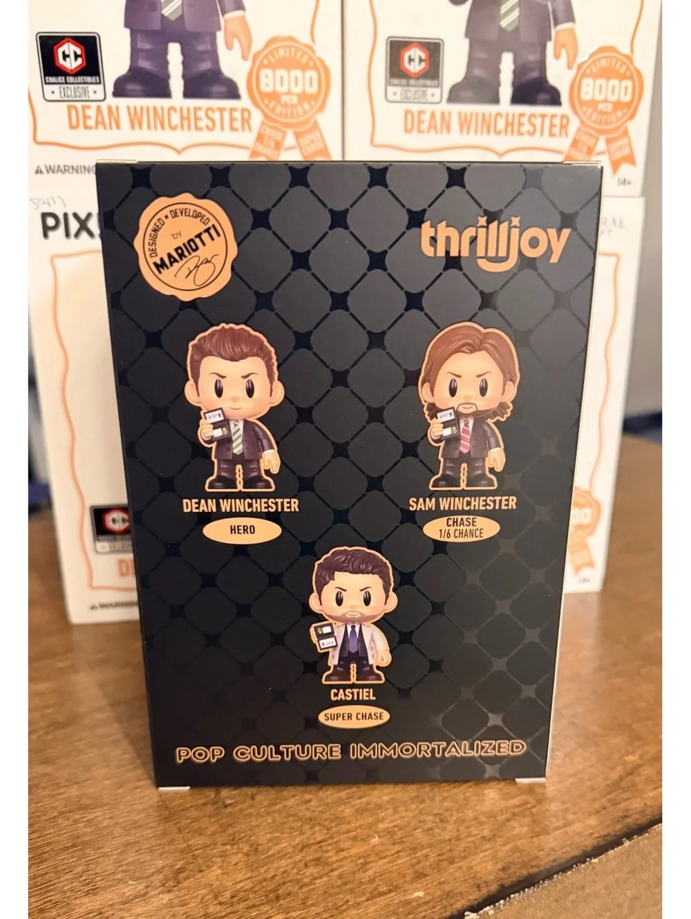 ThrillJoy Pix! Sam Winchester FBI Chase figure.New